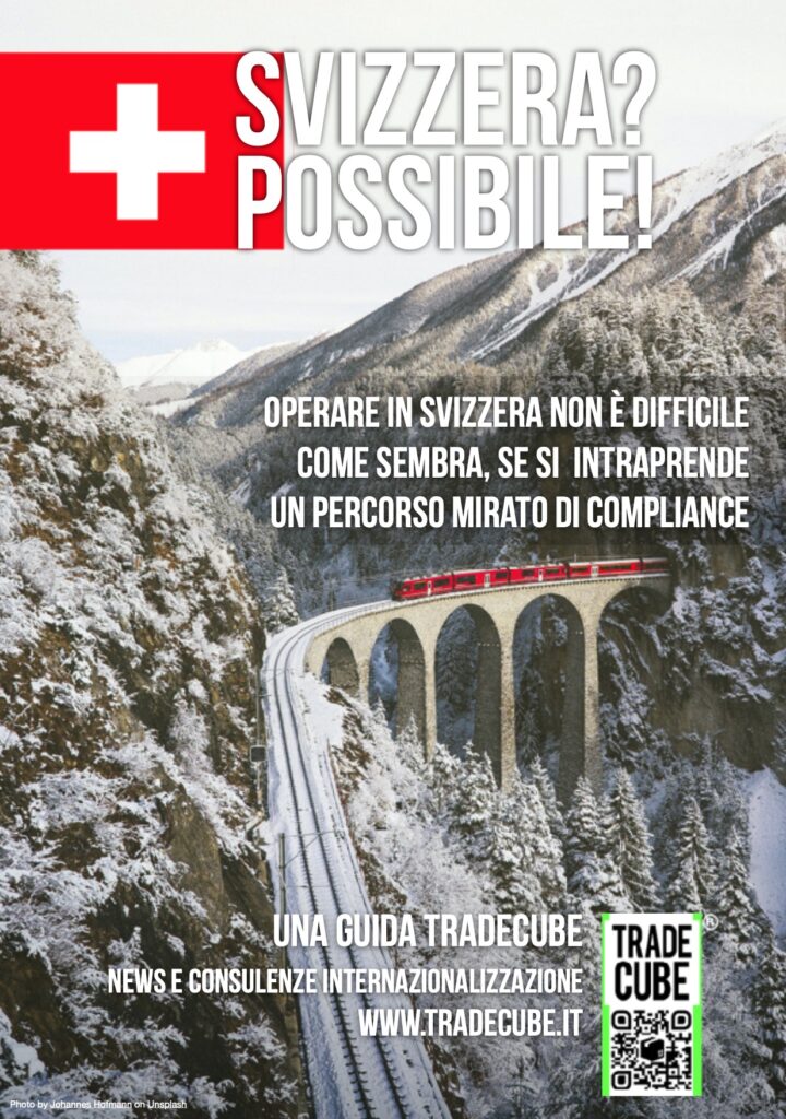 esportare operare vendere in svizzera